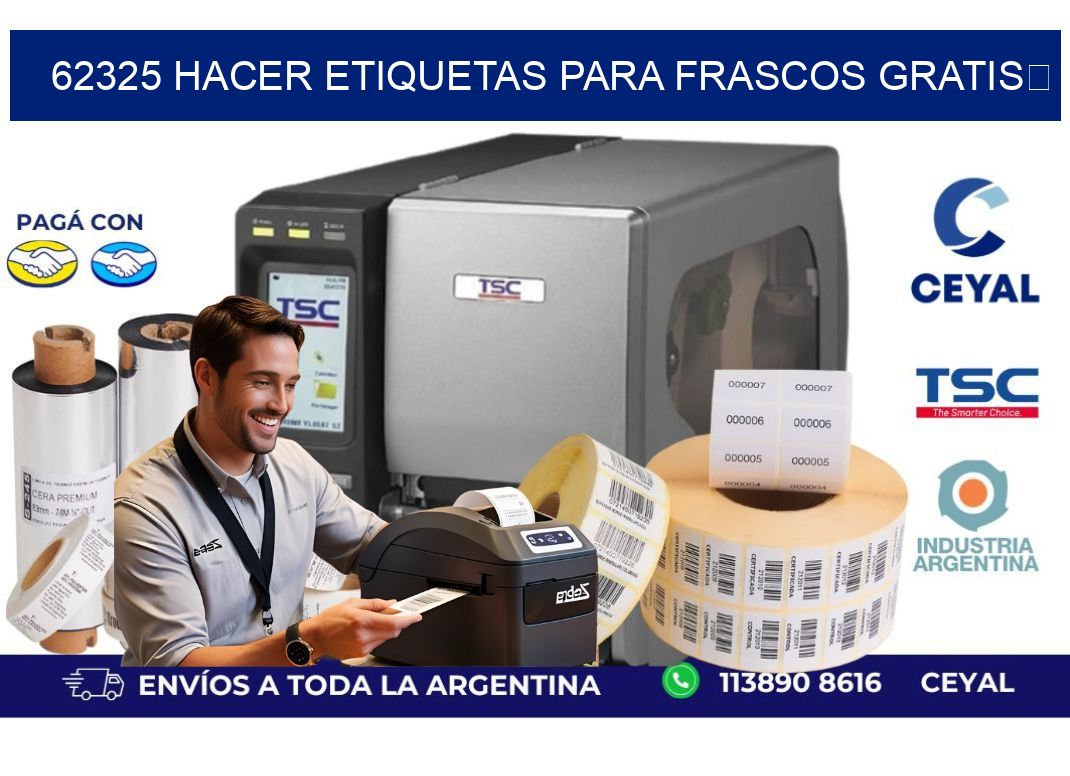 62325 Hacer etiquetas para frascos gratis 